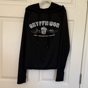 Harry Potter Black Gryffindor athletic Hoodie size Women’s Small